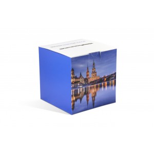 Gewinnspielbox mit Kartenschlitz oben