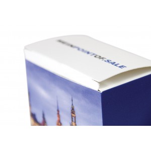 Faltschachtel mit 2 Einstecklachen